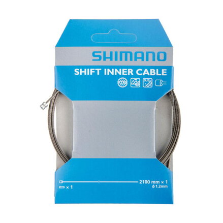 Cavo cambio SHIMANO 1.2x2100mm inossidabile + rivestimento Optislick