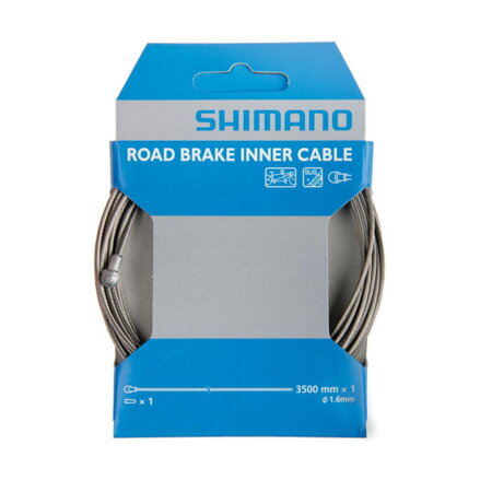 Cavo freno da strada SHIMANO tandem in acciaio inossidabile 3500mmx1,6mm