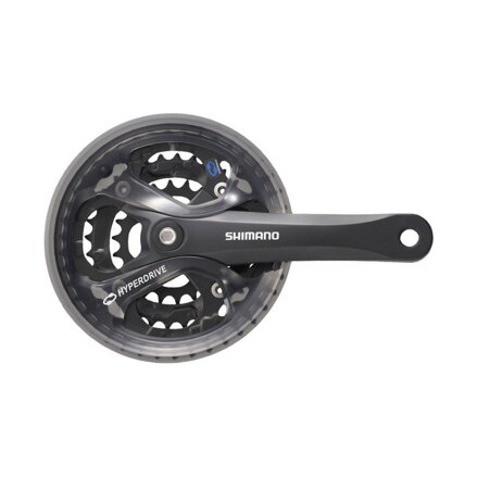 SHIMANO Centro Acera FC-M361 175mm 42/32/22z. 7/8-k nero con copertura quadrata