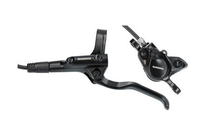 SHIMANO E-MT200 Freno idraulico anteriore nero Post Mount 1000mm tubo + pastiglie B05S 