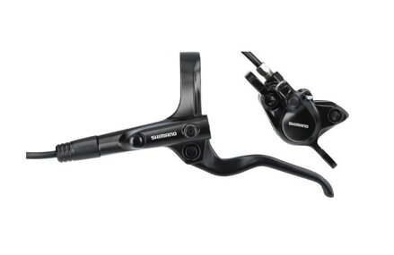 SHIMANO E-MT201 Freno idraulico anteriore nero Post Mount 1000mm tubo + pastiglie B05S 