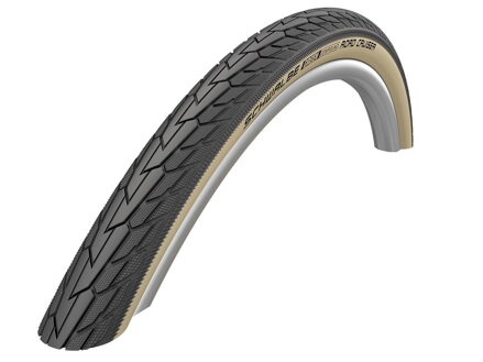 SCHWALBE Pneumatico ROAD CRUISER (47-622) 28x1.75 Active 50EPI K-Guard 800g Coffe reflex Verde