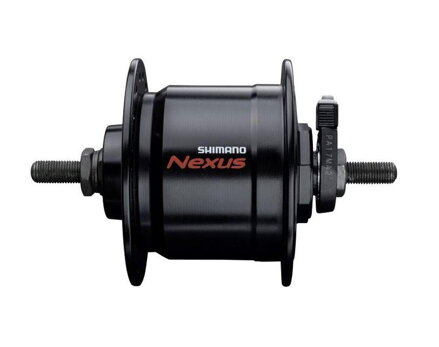 SHIMANO Mozzo con dinamo DH-C3000 6V/3W 36d. nero+protezione da sovratensione SMDH10