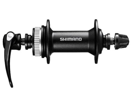 SHIMANO Mozzo anteriore Alivio HB-M4050 32d. chiusura centrale nera