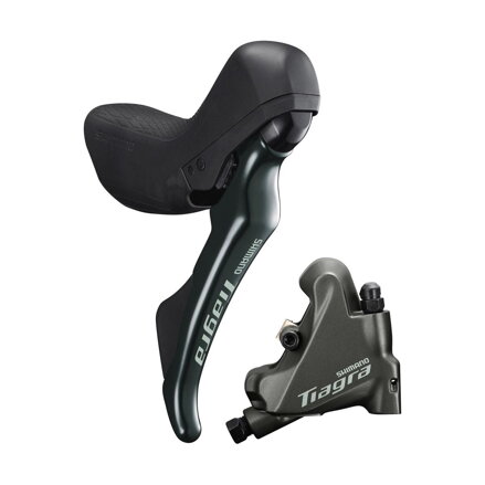SHIMANO Set Tiagra Dual Control ST-R4720/BR-R7020 destra 10-k. mecc. cambio/freno idraulico
