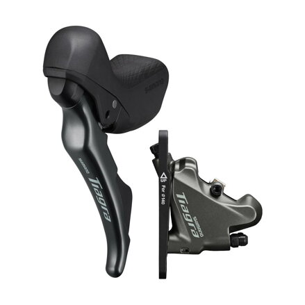 SHIMANO Set Tiagra Dual Control ST-R4720/BR-R7020 sinistro 2-prev. mecc. cambio/freno idraulico