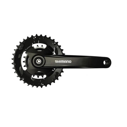 SHIMANO Medio Altus FC-MT101 175mm 36/22z. 9-k. nero senza copertura quadrata