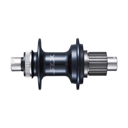 SHIMANO Mozzo posteriore SLX FH-M7110 perno 142x12mm 32d. 12k. chiusura centrale nera