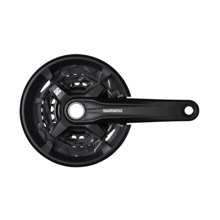 SHIMANO Medio Altus FC-MT210 175mm 44/32/22 9-k. nero con coperchio in due pezzi senza cuscinetto