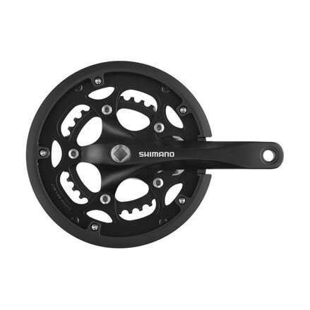 SHIMANO Centro CLARIS FC-RS200 175mm 50/34z. con copertura 8k. nero sul quadrato