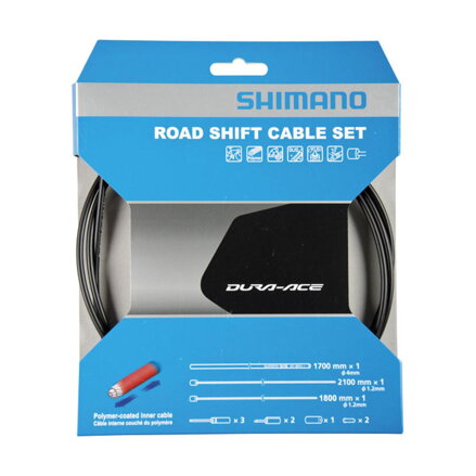 SHIMANO Cavo cambio da strada Polimero completo nero