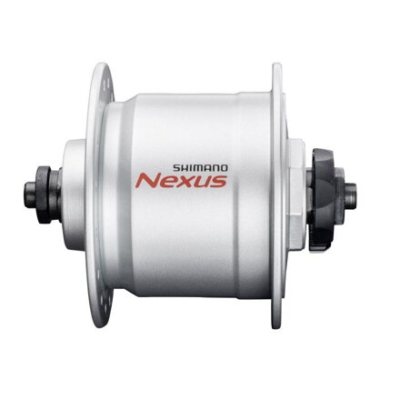 SHIMANO Mozzo con dinamo DH-C3000 6V/3W 32d. argento. su r.u.+protezione da sovratensione SMDH10