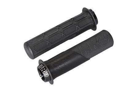 Maniglie PRO TRAIL LOCK ON con finitura nera 132x32mm