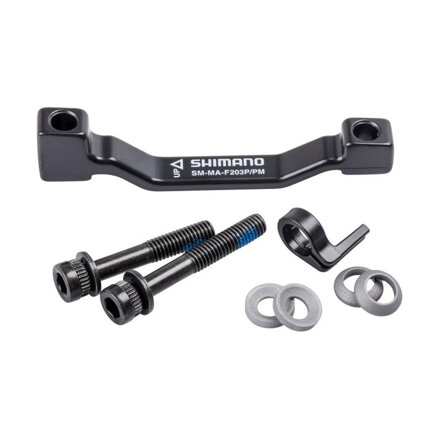 SHIMANO Adattatore SM-MAF203 anteriore per disco 203mm PM/PM (180/203)