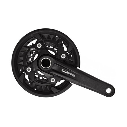 SHIMANO Centro FC-MT500 175mm 40/30/22z. 10k. due pezzi neri senza coperchio