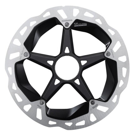 SHIMANO Disco freno RT-MT900 203mm Center Lock Ice Tech (serrato esternamente)