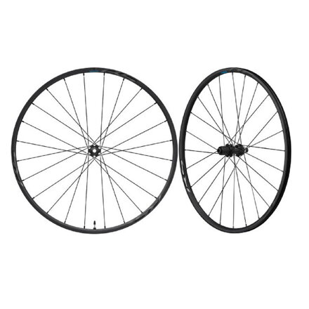 Ruote SHIMANO WH-RS370 700C F12x100/R12x142mm perno passante Center-Lock nero