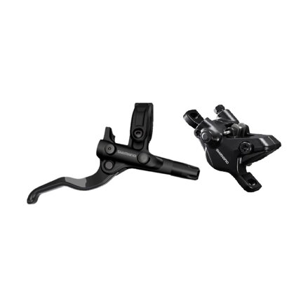 SHIMANO Freno idr. E-MT410 BL-M4100/BR-MT410 tubo posteriore nero Post Mount da 1700 mm + piastra. B05S