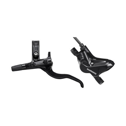 SHIMANO E-MT420 Freno idraulico BL-MT4100/BR-MT420 anteriore nero Post Mount 1000mm tubo + pastiglie D03S 