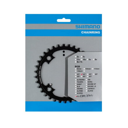 Cambio SHIMANO 34z. STEP 11 giri 4 bracci. senza adattatore
