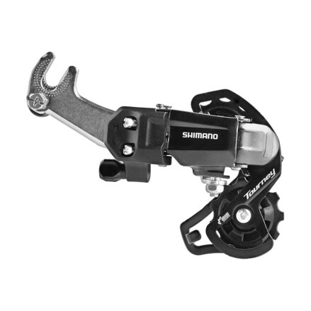 Deragliatore SHIMANO Tourney RD-TY200 SS 6/7 velocità. con gancio nero