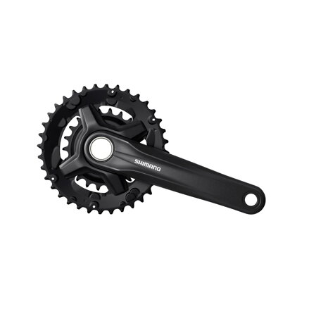 SHIMANO Medio Altus FC-MT210 175mm 36/22 9-k. nero con coperchio in due pezzi senza cuscinetto
