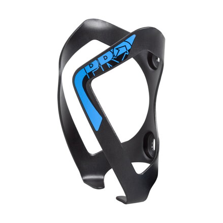 Cestino portabottiglie PRO AL alluminio nero/blu