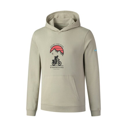Felpa SHIMANO SHIMANO HOODIE verde/rossa