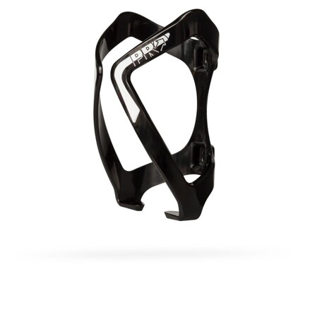 Cestino portabottiglie PRO in plastica PC nero/bianco