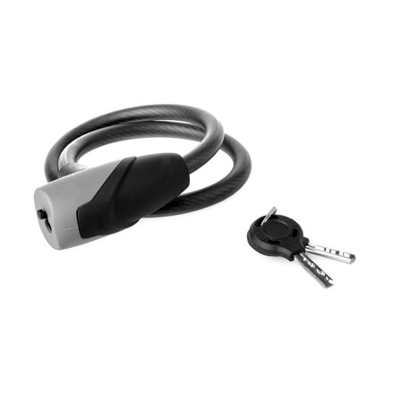 Lucchetto LONGUS SMUR 10/650mm spirale nero