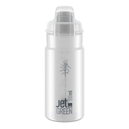 Borraccia ELITE JET GREEN PLUS 550 trasparente