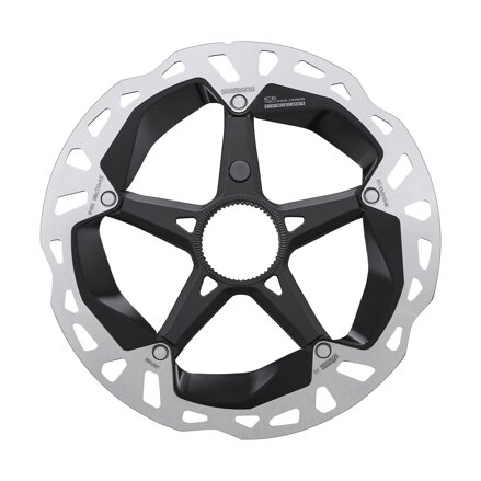 SHIMANO Disco freno RT-EM910 Gradini 180mm Center Lock Ice Tech (serrato esternamente)