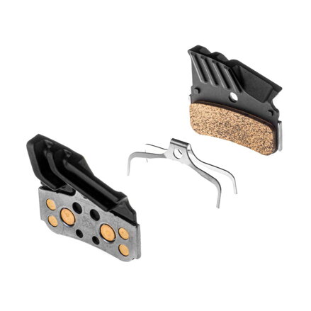 Pastiglie freno SHIMANO. metallo con refrigeratore N04C XTR/XT/SLX