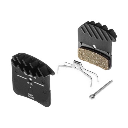 Pastiglie freno SHIMANO. resina con raffreddatore H03A XT/SAINT/ZEE
