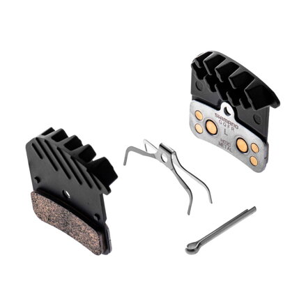 Pastiglie freno SHIMANO. metallo con refrigeratore H03C XT/SAINT/ZEE