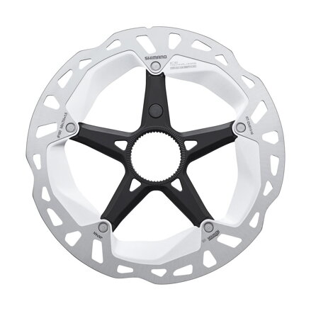 SHIMANO Disco freno RT-EM810 Gradini 180mm Center Lock Ice Tech (serrato esternamente)