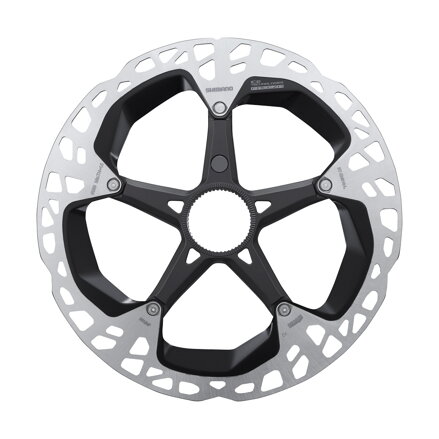 SHIMANO Disco freno RT-EM910 Gradini 203mm Center Lock Ice Tech (serrato esternamente)