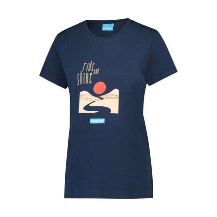 T-shirt da donna SHIMANO GRAPHIC TEE blu navy