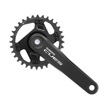 SHIMANO Stecche centrali FC-U4000 175mm 32z. 9/10/11-k. nero su un quadrato senza rilevamenti