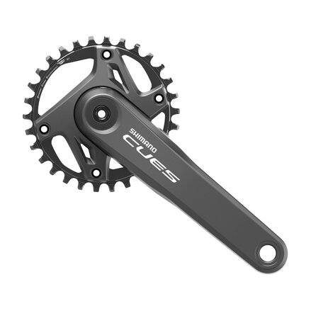 SHIMANO Stecche centrali FC-U6000 175mm 30z. 9/10/11-k. nero in due pezzi senza cuscinetti