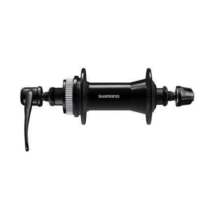 SHIMANO Mozzo anteriore HB-QC400 32d. RU chiusura centrale nera