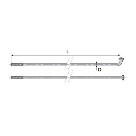 MACH1 Puntale Inox Plus 2/258 OEM 10 pz