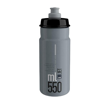 Borraccia ELITE JET 550 grigia
