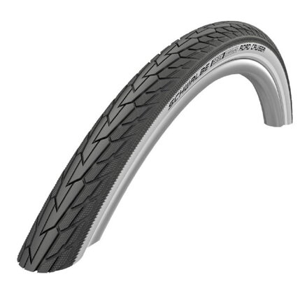 Pneumatico SCHWALBE ROAD CRUISER (47-406) 20x1.75 Active 50EPI K-Guard 545g Lato bianco Verde