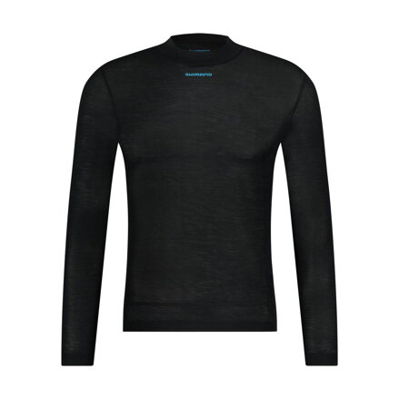 T-shirt SHIMANO VERTEX PRIMA LONG BASE LAYER nera