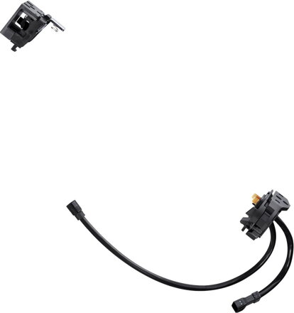 SHIMANO Supporto BM-E8030 per torce STEPS BT-E8035/E8036 su telaio senza serratura con cavo 400mm nero