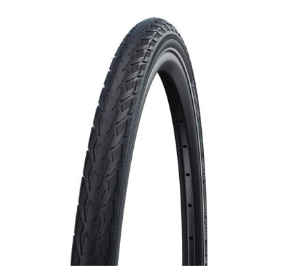 Pneumatico SCHWALBE DELTA CRUISER PLUS (28-622) 28x1.10 700x28C Active 50EPI PunctureGuard 590g Bianco side reflex G
