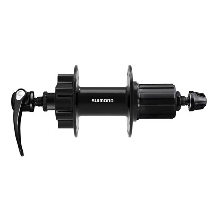 SHIMANO Mozzo posteriore FH-QB400 36d. RU 8/9/10-k. nero 6 fori. bobina