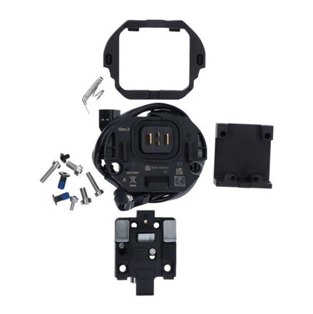 SHIMANO Portatorcia STEPS BM-EN801 per telaio senza serratura con cavo 250mm nero