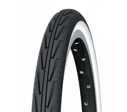 Pneumatico MICHELIN CITY J 24x1.75 33TPI nero/bianco 630g 24
